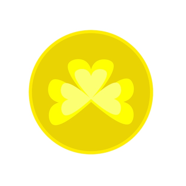 Vektor goldmünze am patrick day vector illustration design glücklicher glänzender tag glückliches st. patrick-symbol