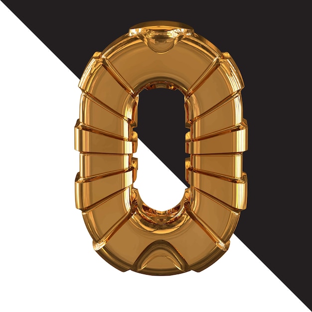 Goldsymbol mit Goldgürtel Nummer 0