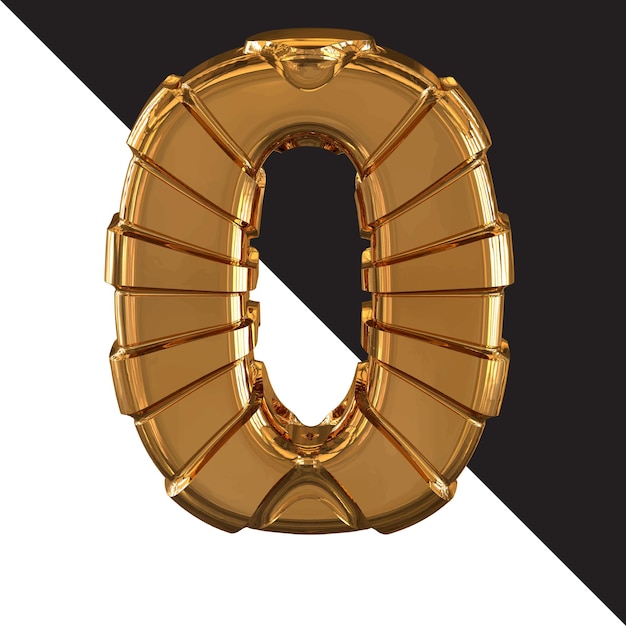 Goldsymbol mit Goldgürtel Nummer 0