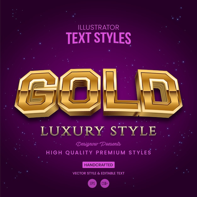 Goldtextstil