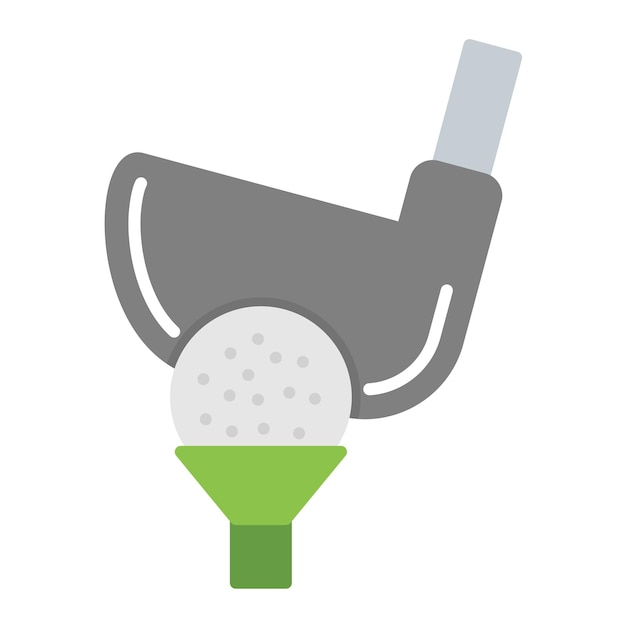 Golf-flachillustration