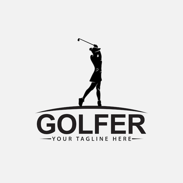 Golf-logo-design-vektor-vorlage