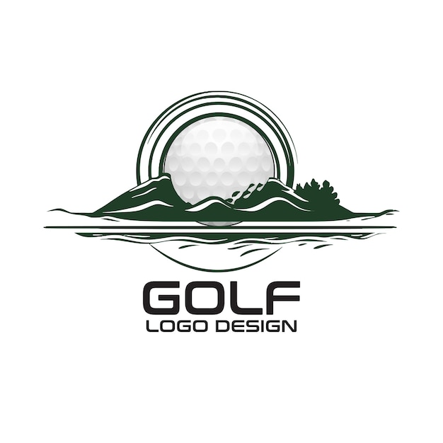 Golf-vektor-logo-design