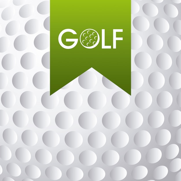 Vektor golfschläger-emblem