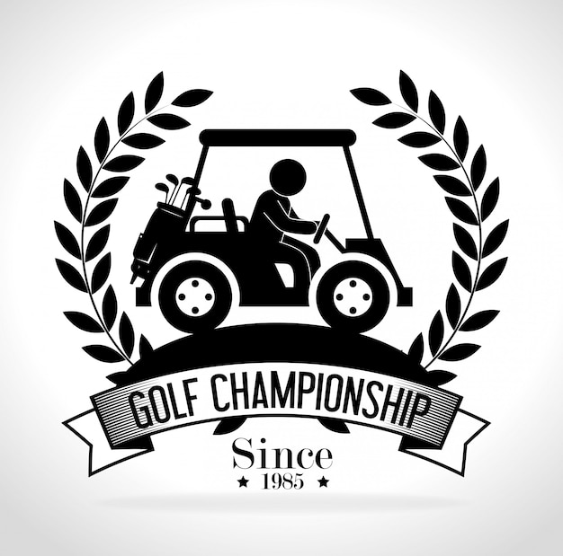 Vektor golfsport design