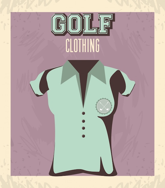 Golfuniform femenine shirt