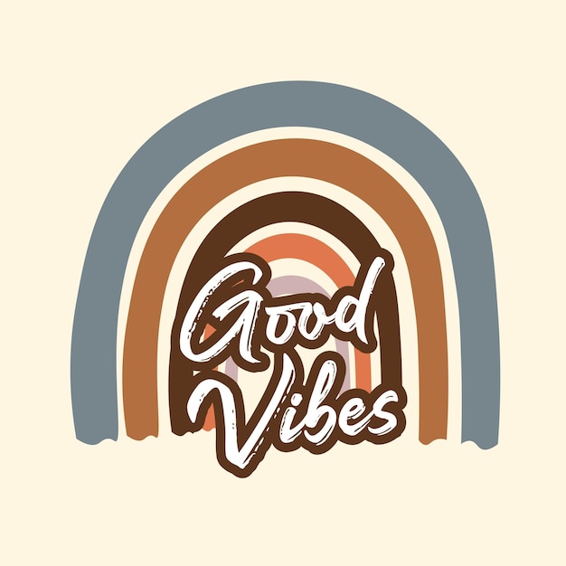 Good Vibes Retro-Texteffekt