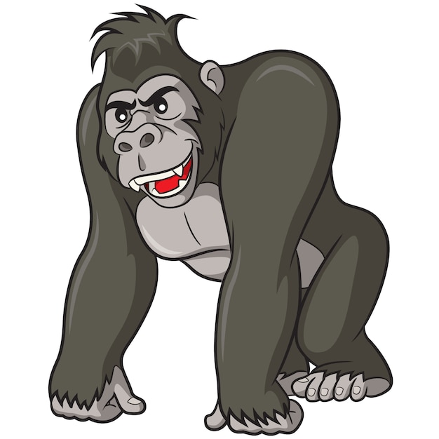 Gorilla-cartoon