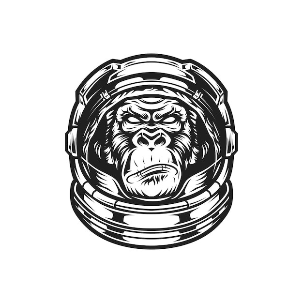 Gorilla-Maskottchen-Design