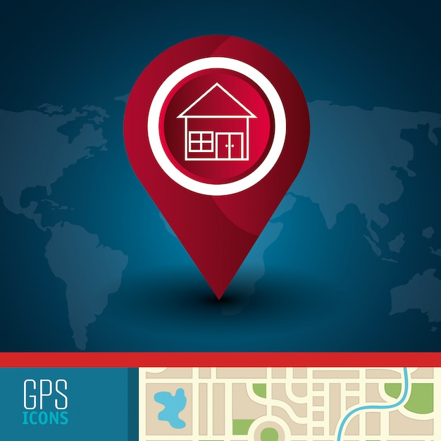 GPS-Navigationsdesign