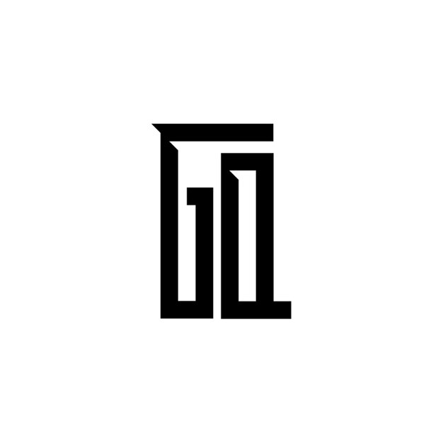 GQ-Monogramm-Logo-Design, Buchstabe, Text, Name, Symbol, einfarbig, Logo, Alphabet, Zeichen, einfaches Logo