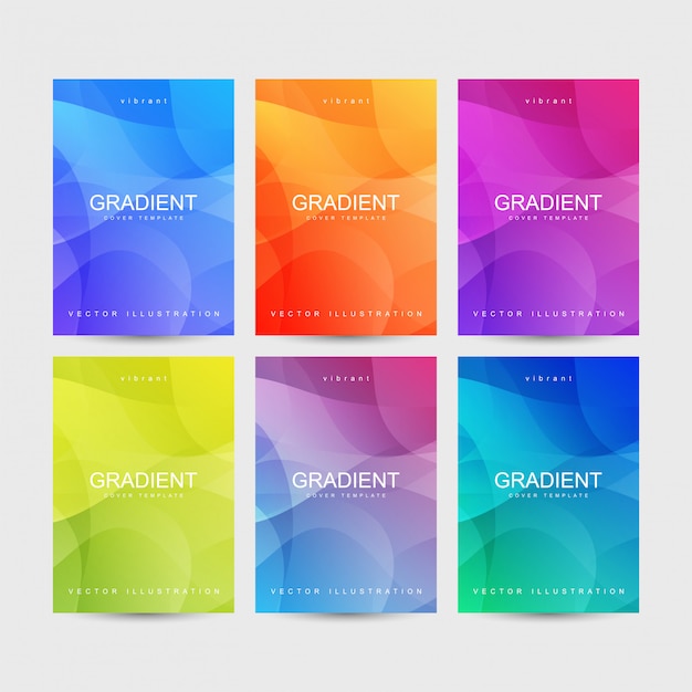 Gradient cover sammlungsvorlage