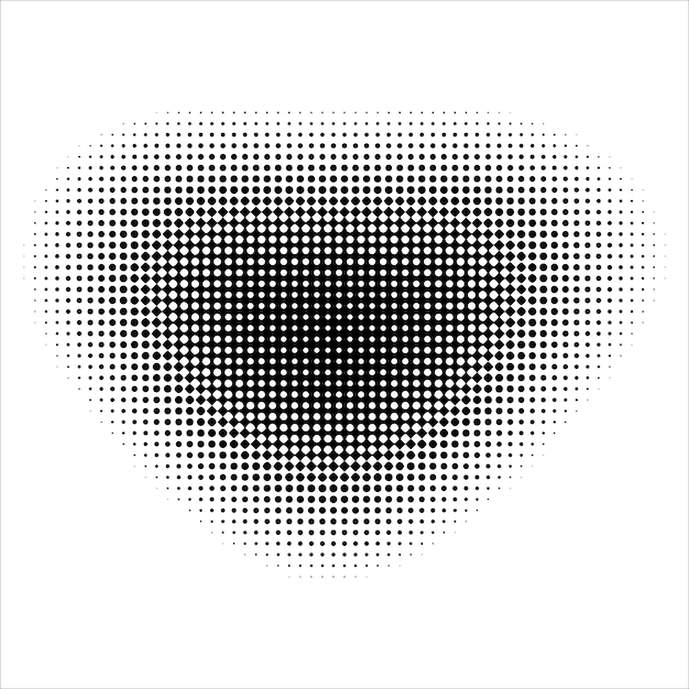Vektor gradient halftone punkte hintergrund pop art vorlage in vektortextur vektorillustration