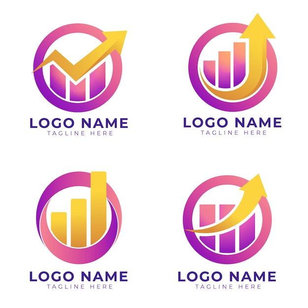 Vektor gradient infinity lines logo-design unendlichkeitssymbol aus linien-konzept logo-design logo tem
