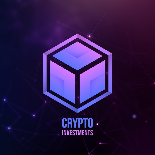 Gradient-Krypto-Logo-Vorlage