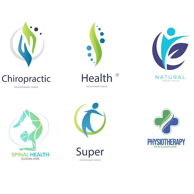 Gradient-Logo-Sammlung für Physiotherapie
