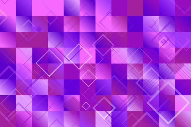 Gradient moderner geometrischer quadratischer Webseitenhintergrund
