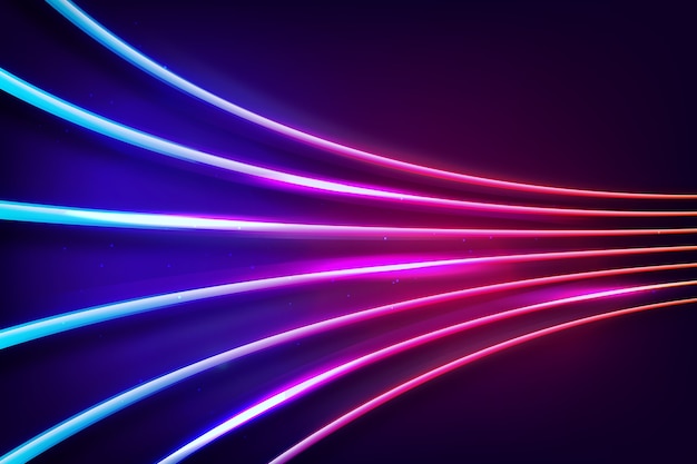 Gradient Neonlichteffekt Hintergrund