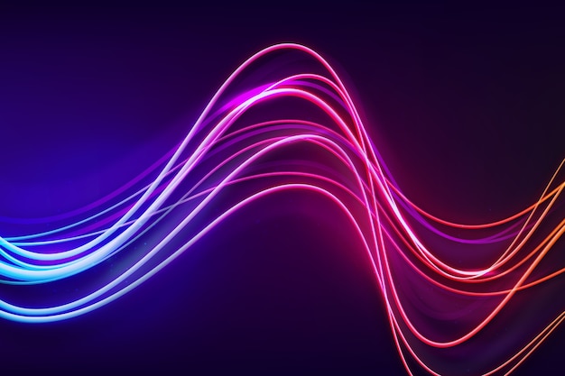 Gradient Neonlichteffekt Hintergrund