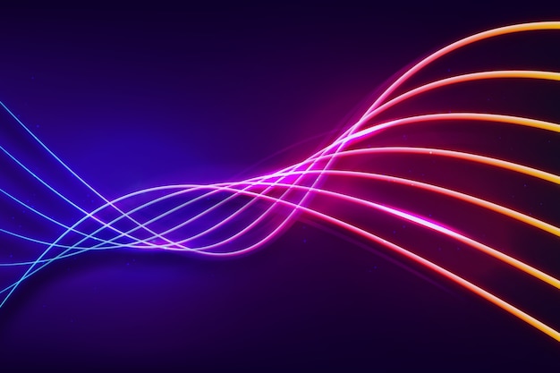 Gradient Neonlichteffekt Hintergrund
