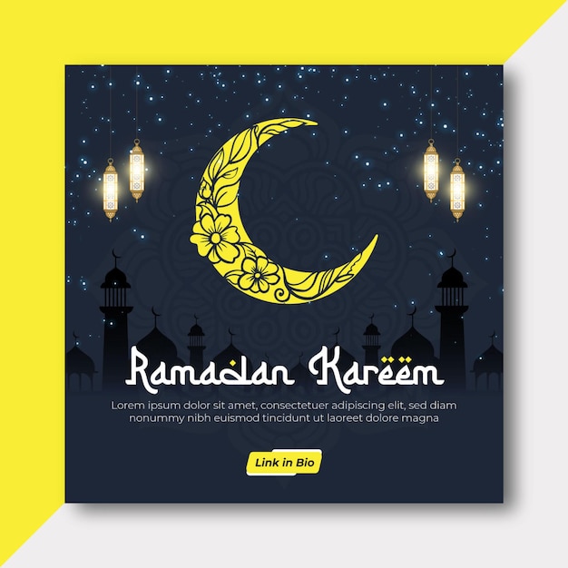 Gradient Ramadan Instagram-Posts-Sammlung