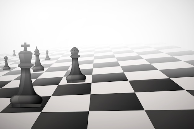 Gradient-Schach-Hintergrund
