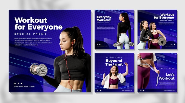 Gradient Sport Instagram Beiträge