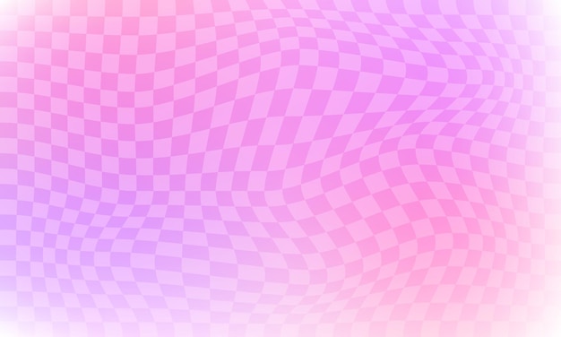 Gradient verzerrter karierter Hintergrund