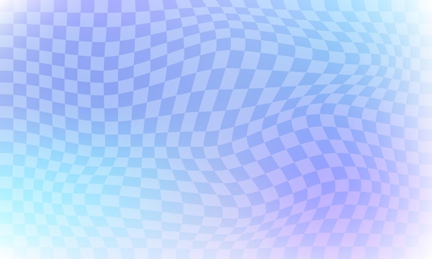 Gradient verzerrter karierter Hintergrund