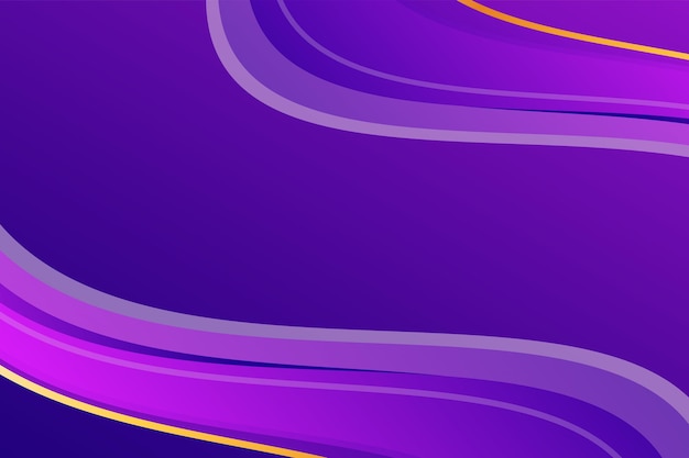 Gradient violett mit goldener Linie Hintergrunddesign