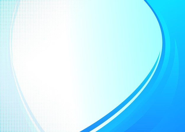 Gradiente blaue Hintergrundform mit weißem Hintergrund
