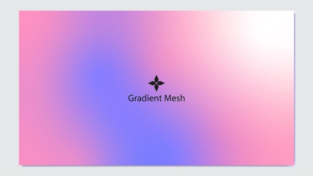 Gradientes Netz mit weichen Pastellfarben