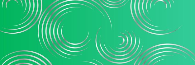 Gradientfarbener Banner-Hintergrund mit Silberkreis-Design