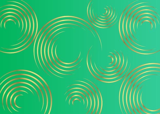 Gradientfarbener Hintergrund mit goldenem Kreis-Design
