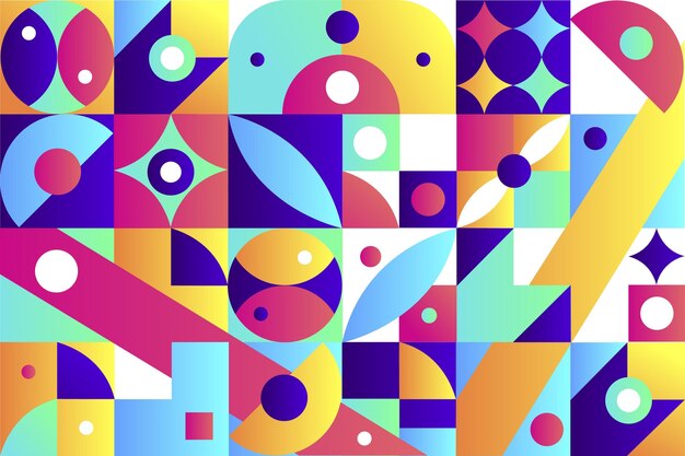 Gradientmosaik-Hintergrund