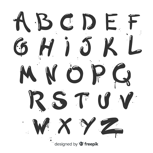 Graffiti-alphabet