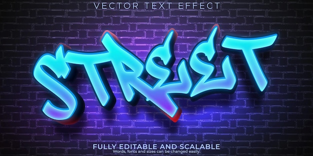 Graffiti-Texteffekt editierbarer Sprüh- und Farbtextstil