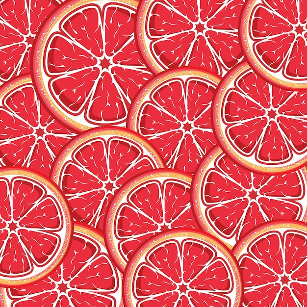 Grapefruitscheibenmuster