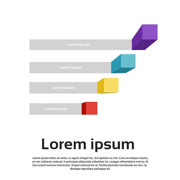 Graph set finanzleiste infografik