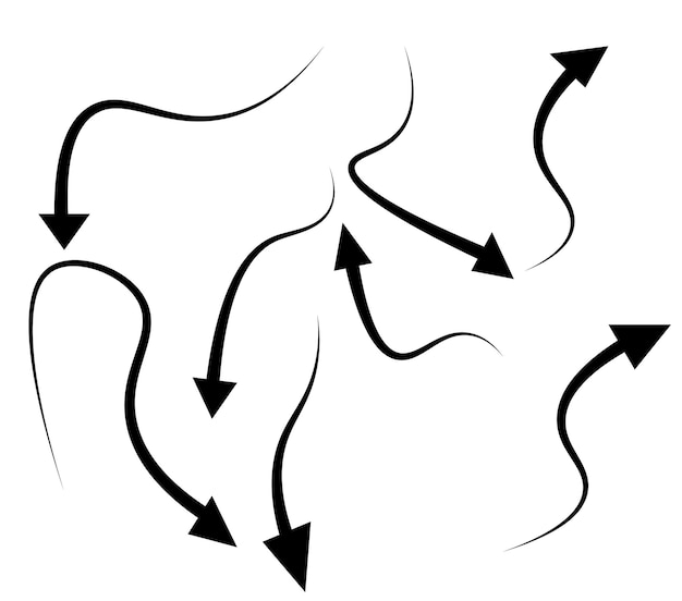 Graphisches Pfeilvektorsymbol