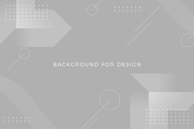 Graue Form 3D-Linie und Kreisform abstrakter Hintergrund