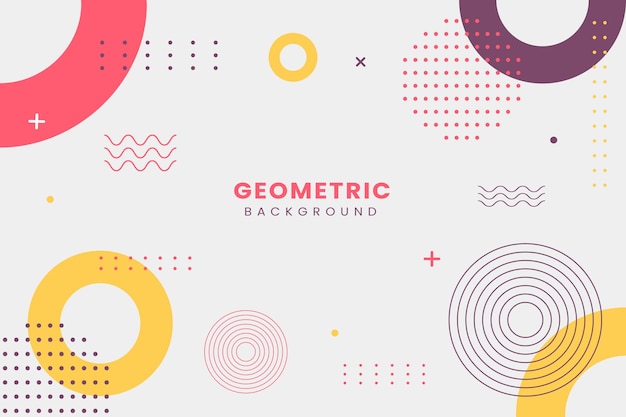 Grauer memphis-geometrischer hintergrund