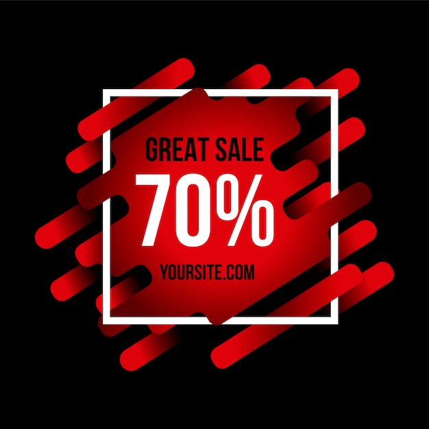 Vektor great sale discount banner