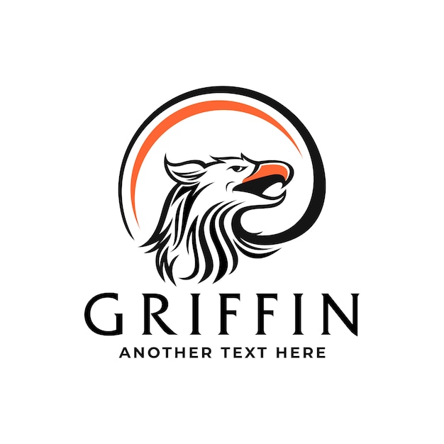 Griffin oder eagle logo vorlage