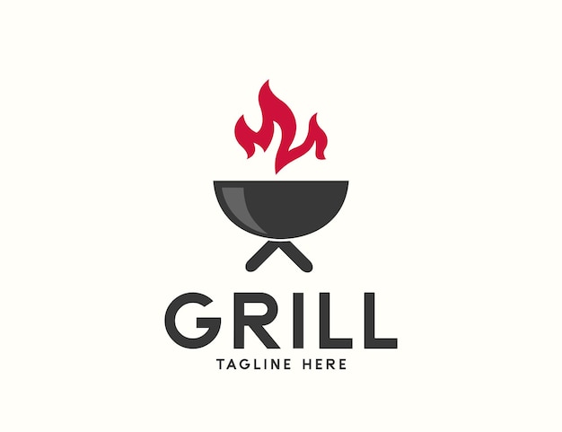 Grill logo design