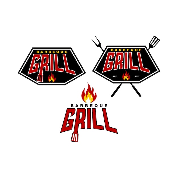 Grillhaus-logo-set