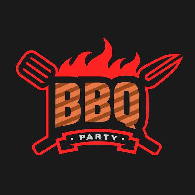 Grillparty-Logo-Emblem