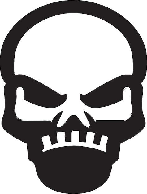 Grim Reaper039s Call Skull-Icon-Design-Vektor