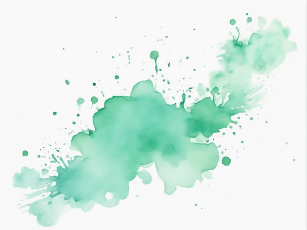 Grüne Aquarell Hintergrund