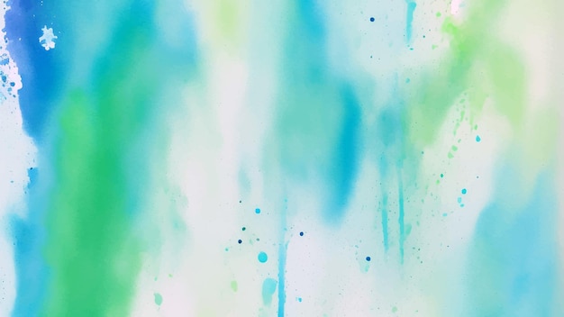 Grüne minze tosca splash splat fleck schmutzige textur backgrund aquarellmalerei vektorillustration